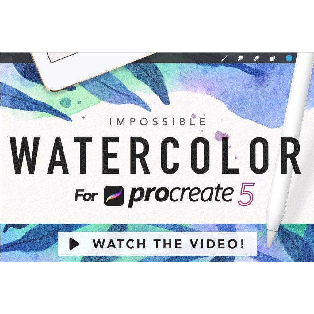 ProcreateAquarelle_Brushes  - Procreate Brushes