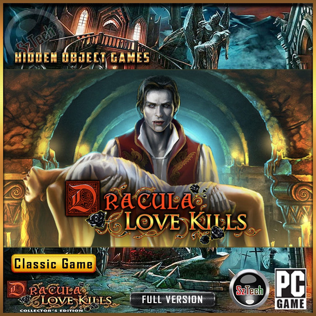 Dracula - Love Kills Collector's Edition [PC GAME]  [ DIGITAL DOWNLOAD] Classic GamesHidden Object