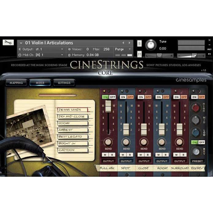 CineStrings Core  Cinesamples (Win/Mac) *Kontakt Library*