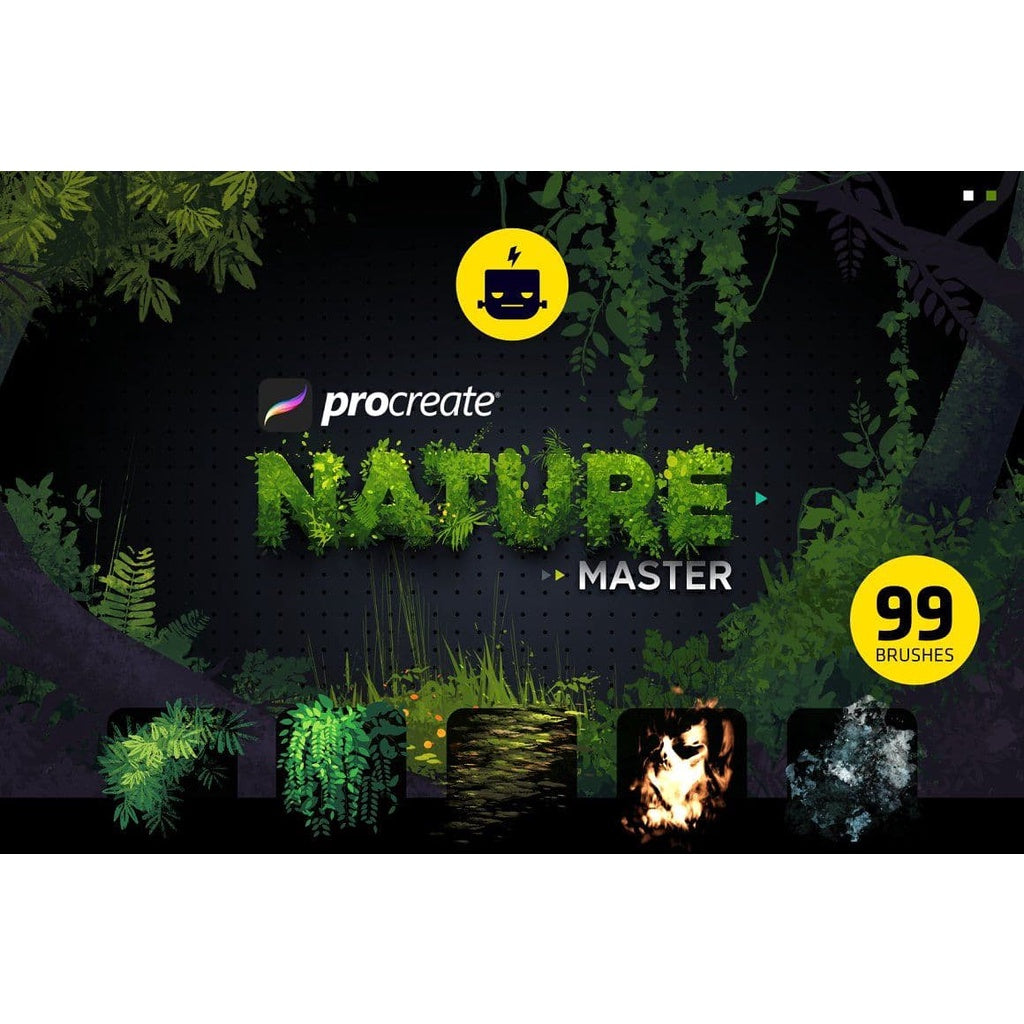 ProcreateNature Master  - Procreate Brushes