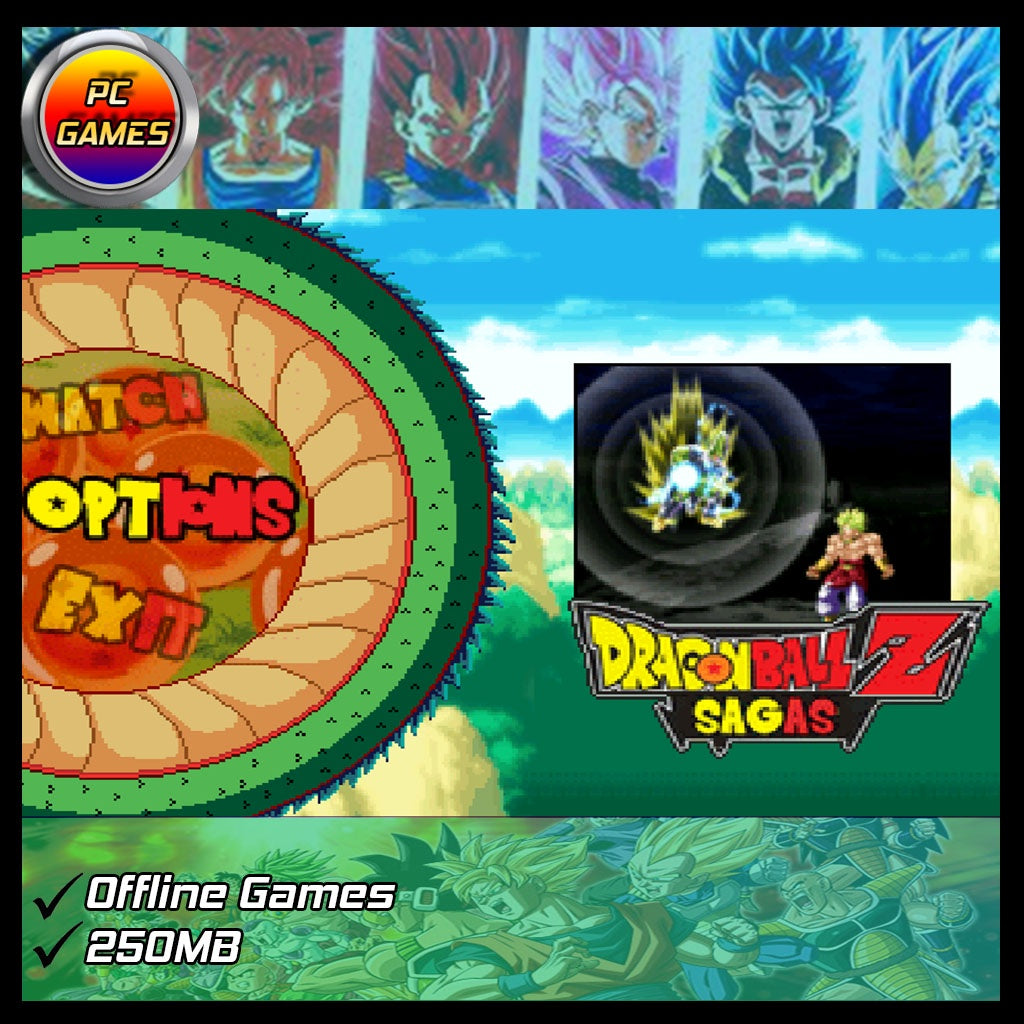 Dragon Ball Z Sagas Game for PC | Anime Games | Offline Games | Action & Fighting | Game Budak² / Kids/Adult | Low Spec