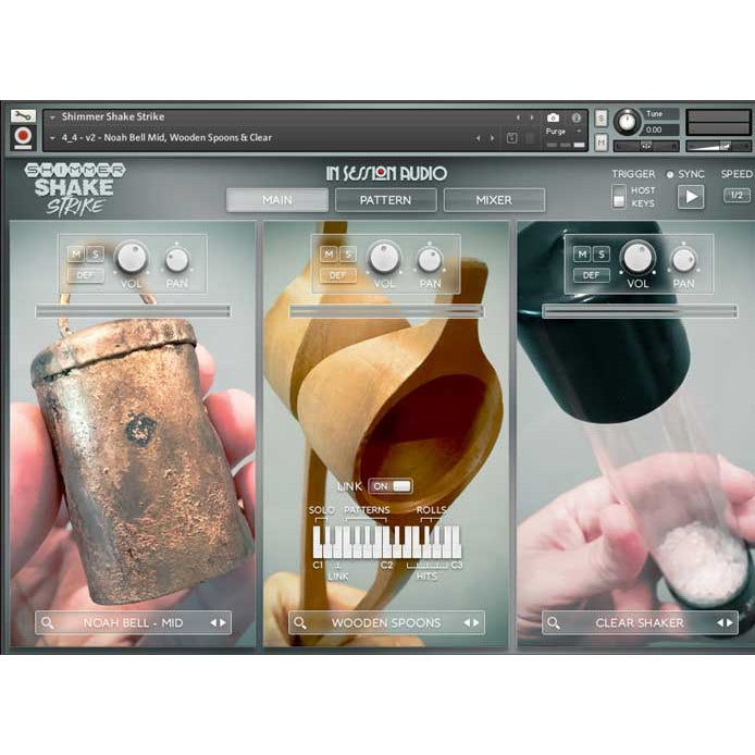Shimmer Shake Strike  In Session Audio (Win/Mac) *Kontakt Library*