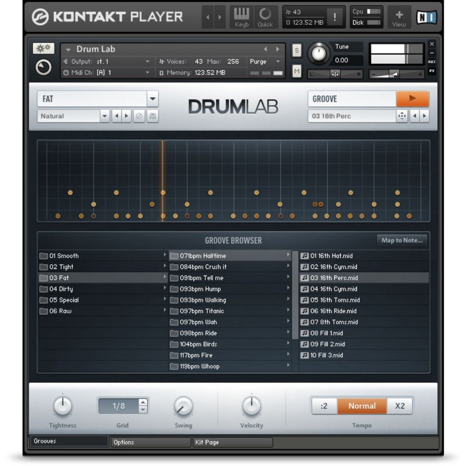 Drumlab  Native Instruments (Win/Mac) *Kontakt Library*