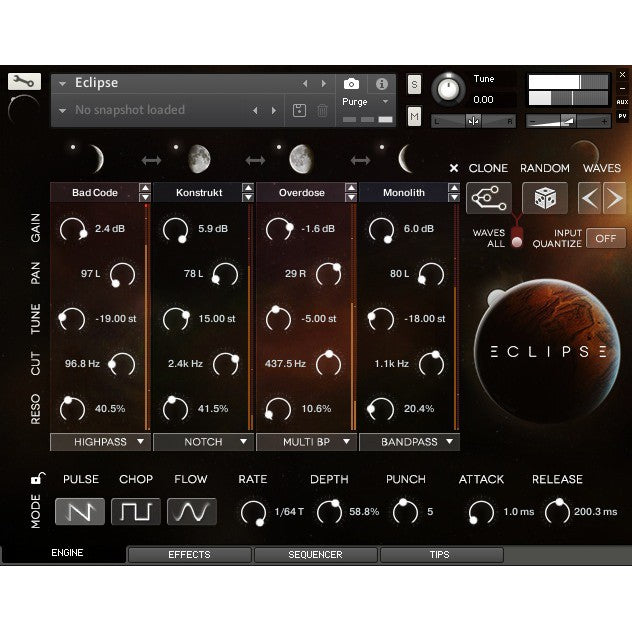 Eclipse  Wide Blue Sound (Win/Mac) *Kontakt Library*