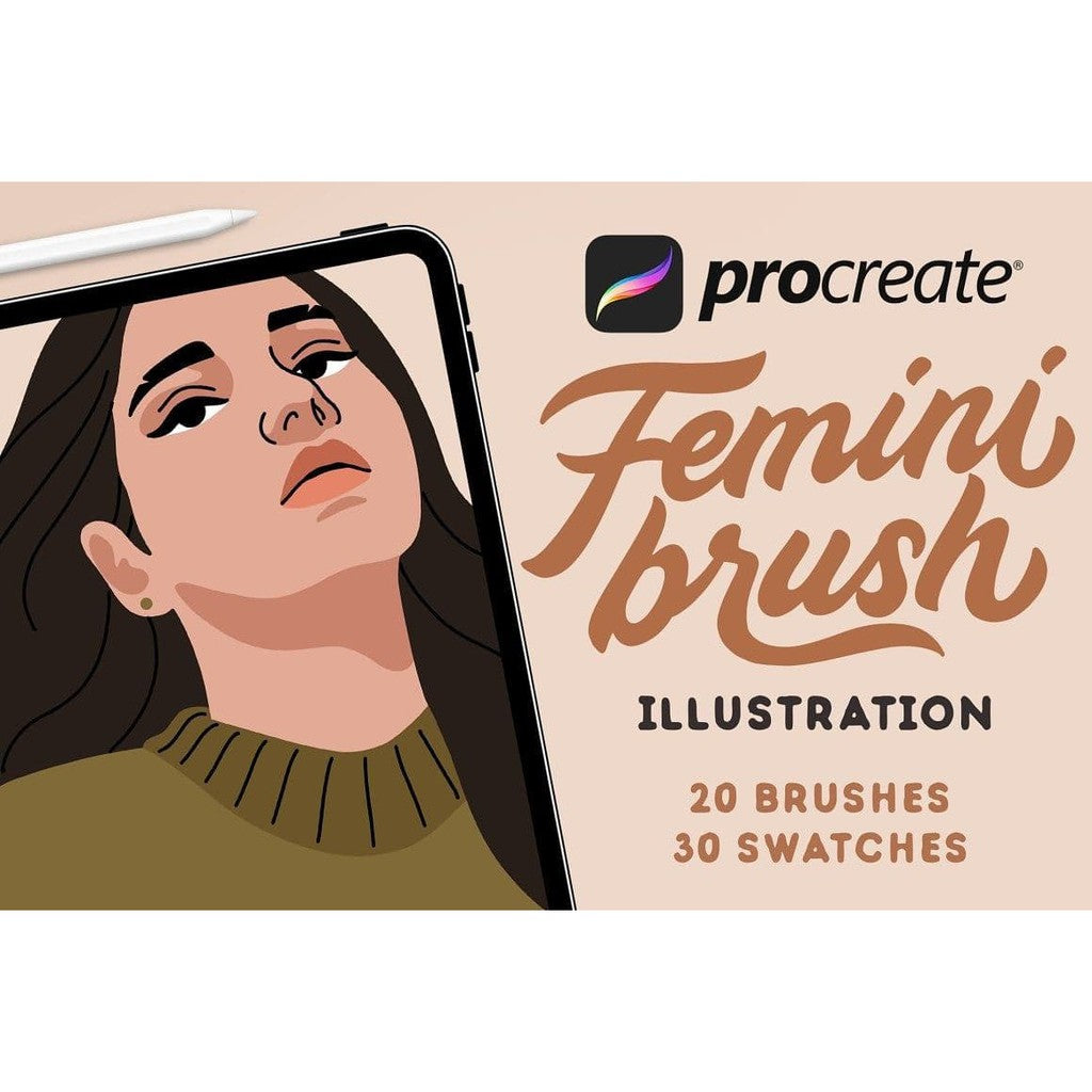 Procreate FeminiBrush- Procreate Brushes