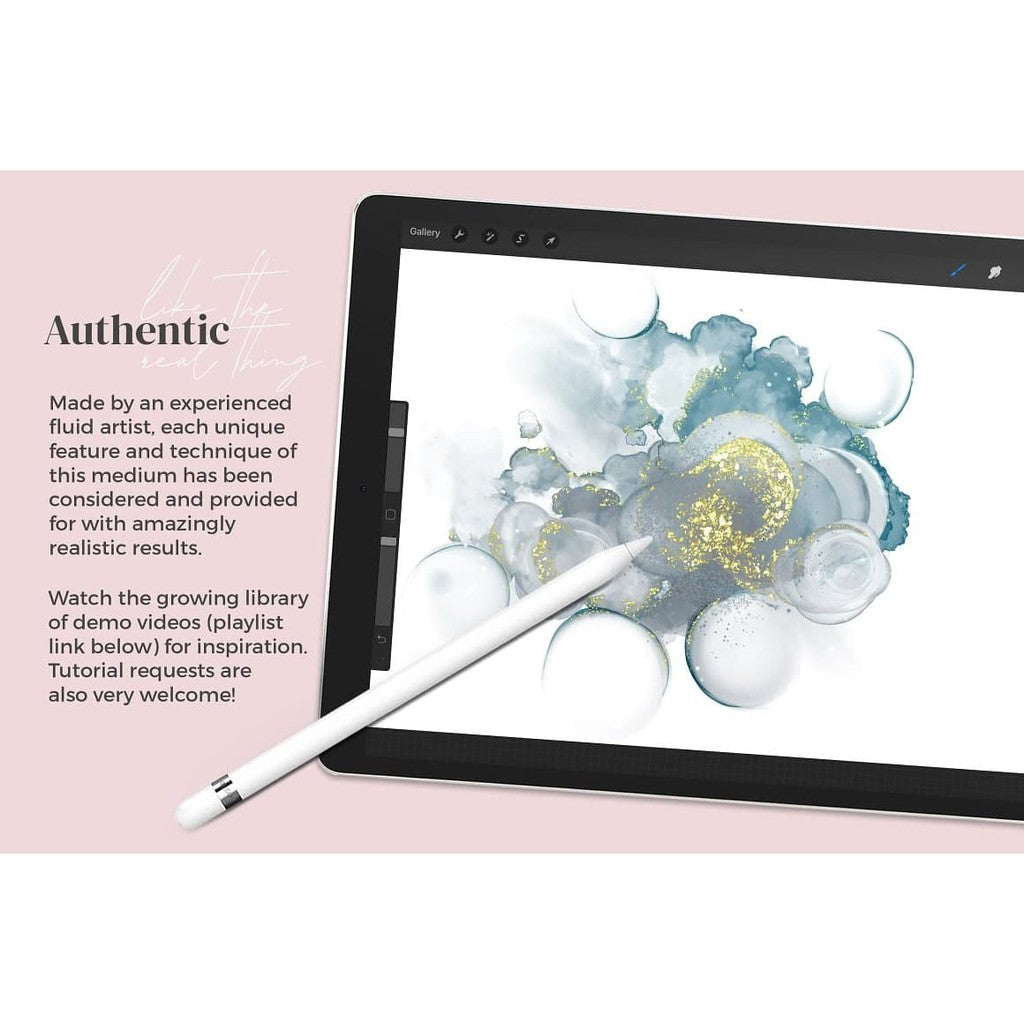 Procreate  Amazing Alcohol Ink 2.0- Procreate Brushes