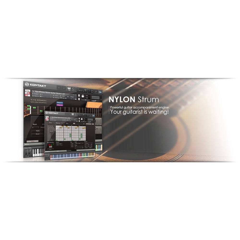 Nylon Strum  Ilya Efimov (Win/Mac) *Kontakt Library*