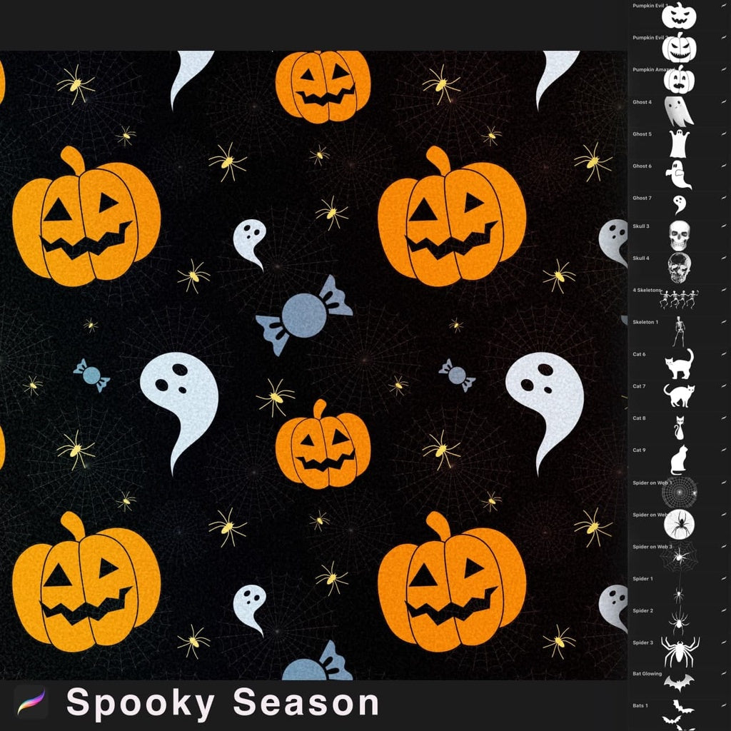 ProcreateSpooky_Season  - Procreate Brushes