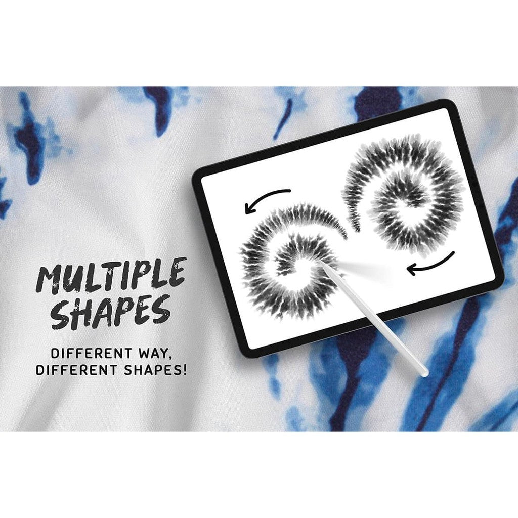 Procreate Procreate_Realistic_Tie_Dye_Brushes - Procreate Brushes