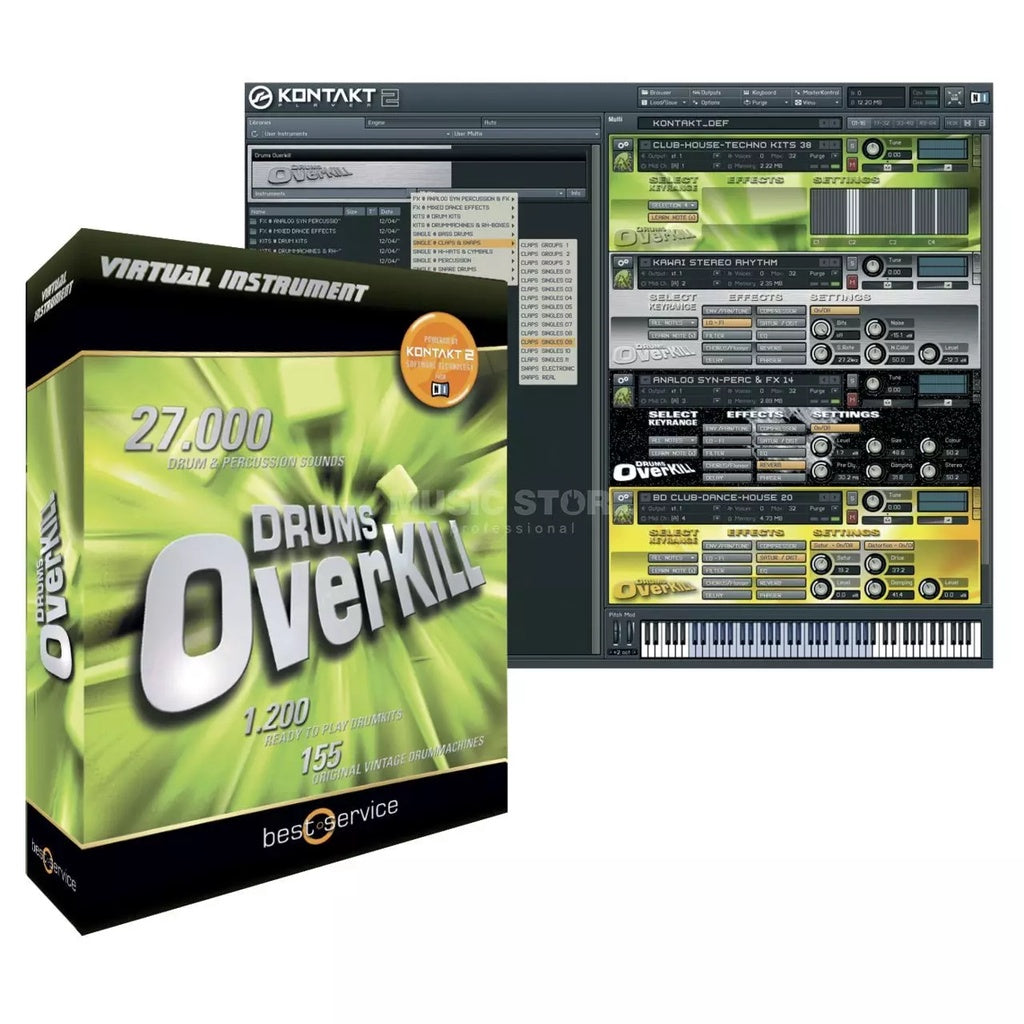 Drums Overkill  Best Service (Win/Mac) *Kontakt Library*