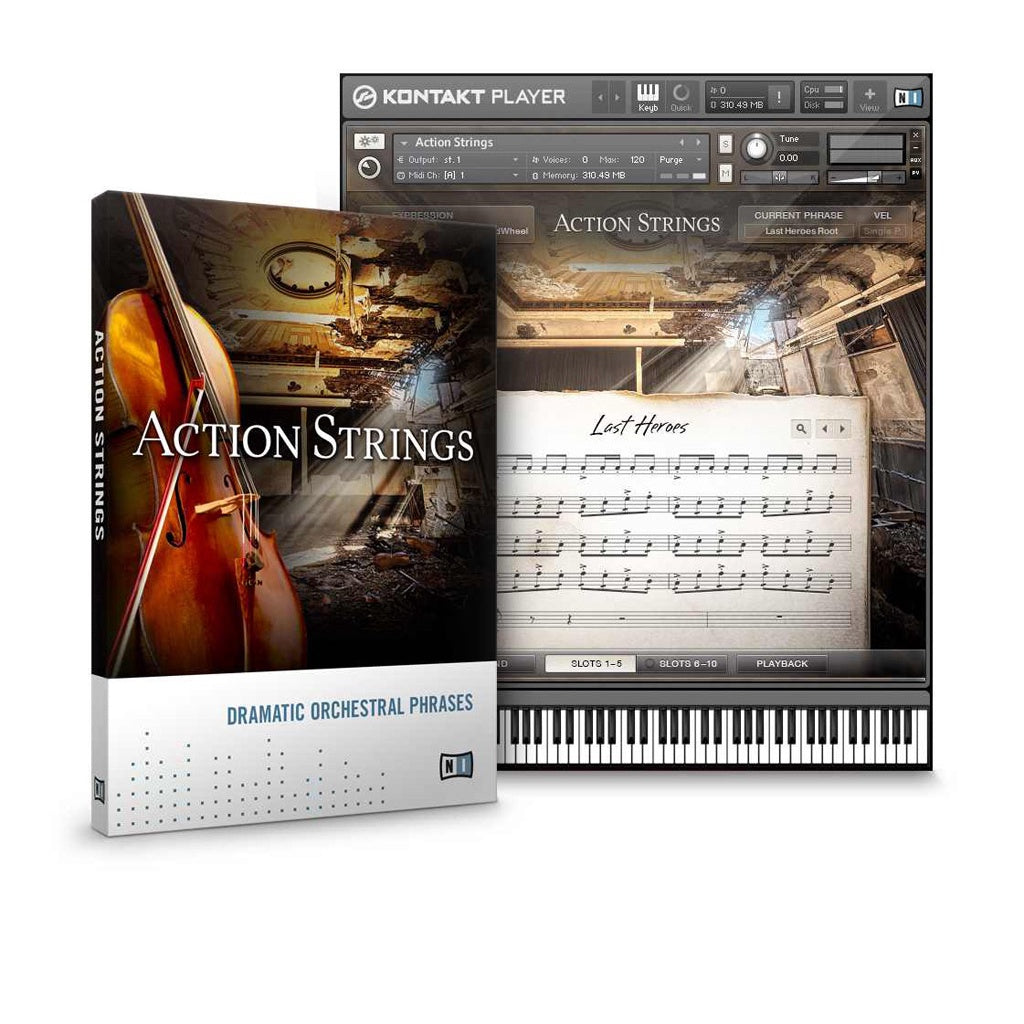 Action Strings  Native Instruments (Win/Mac) *Kontakt Library*