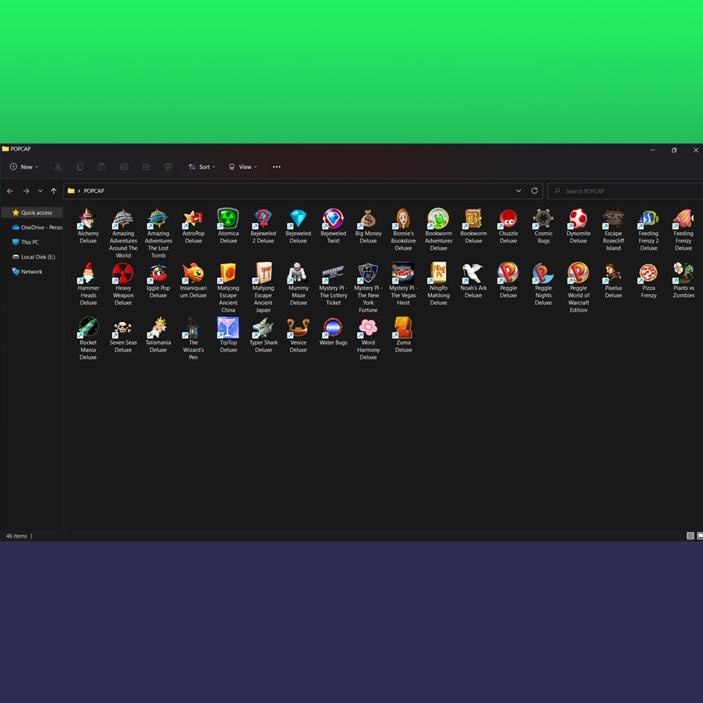 25 IN 1 POPCAP GAMES [PC GAME][ DIGITAL DOWNLOAD][ CLASSIC PC GAMES ][ NOSTALGIA GAMES ]Feeding Frenzy-Iggle Pop