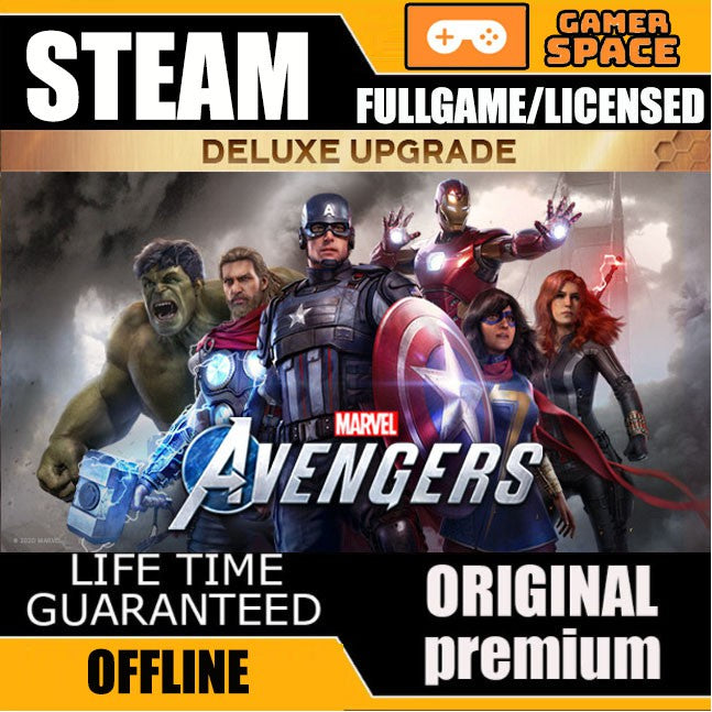 Marvels Avengers Deluxe + End Game Edition  DLC STEAM | FULL GAME |  LIFETIME GUARANTEE 24 Hour Auto Delivery