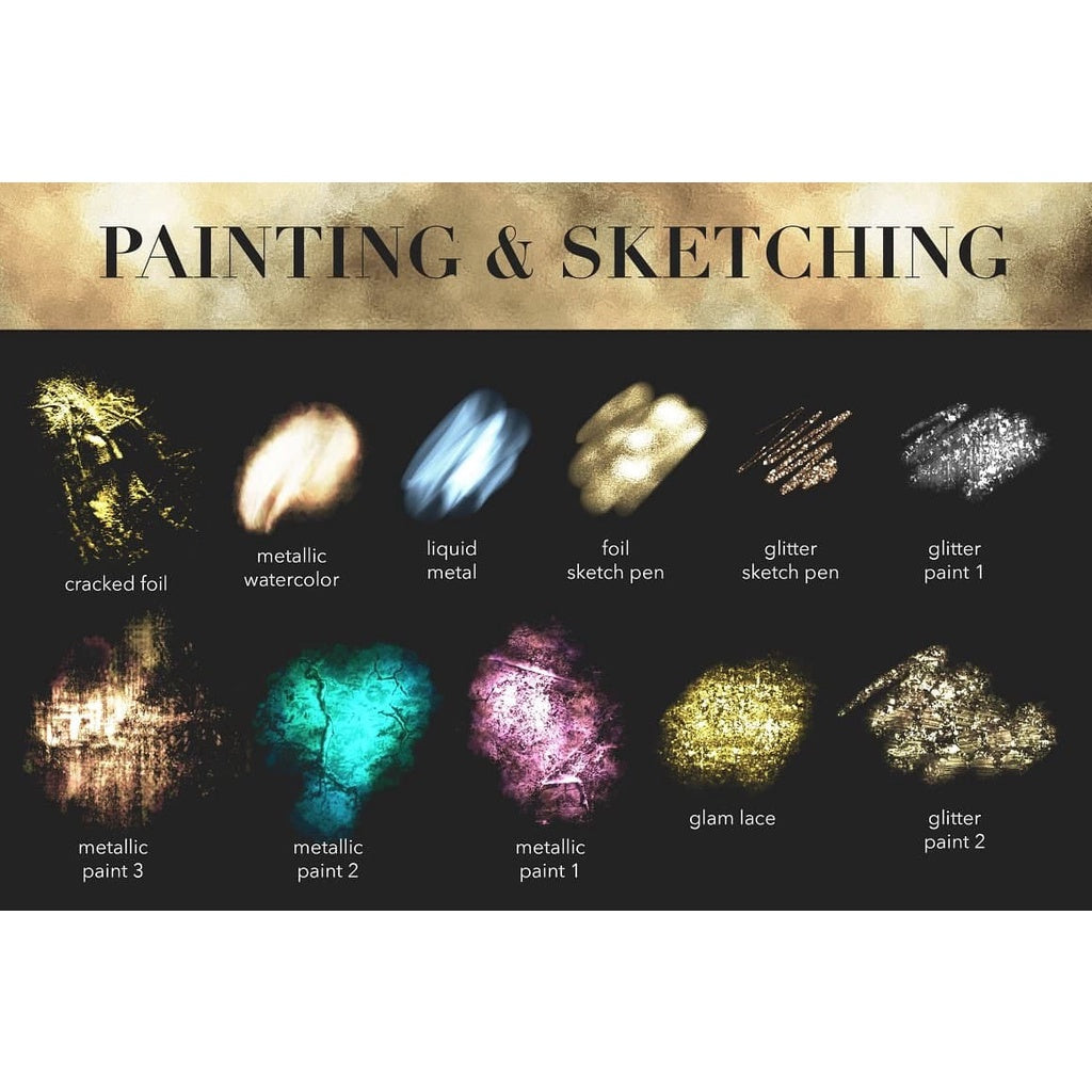 ProcreateGold Rush for Procreate 2nd Edition Brushes