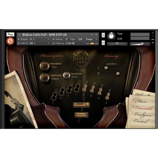 Blakus Cello  Embertone (Win/Mac) *Kontakt Library*