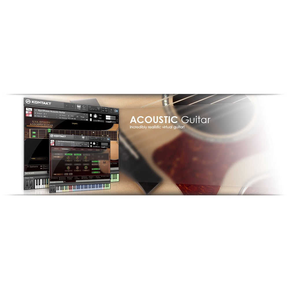 Acoustic Guitar  Ilya Efimov (Win/Mac) *Kontakt Library*