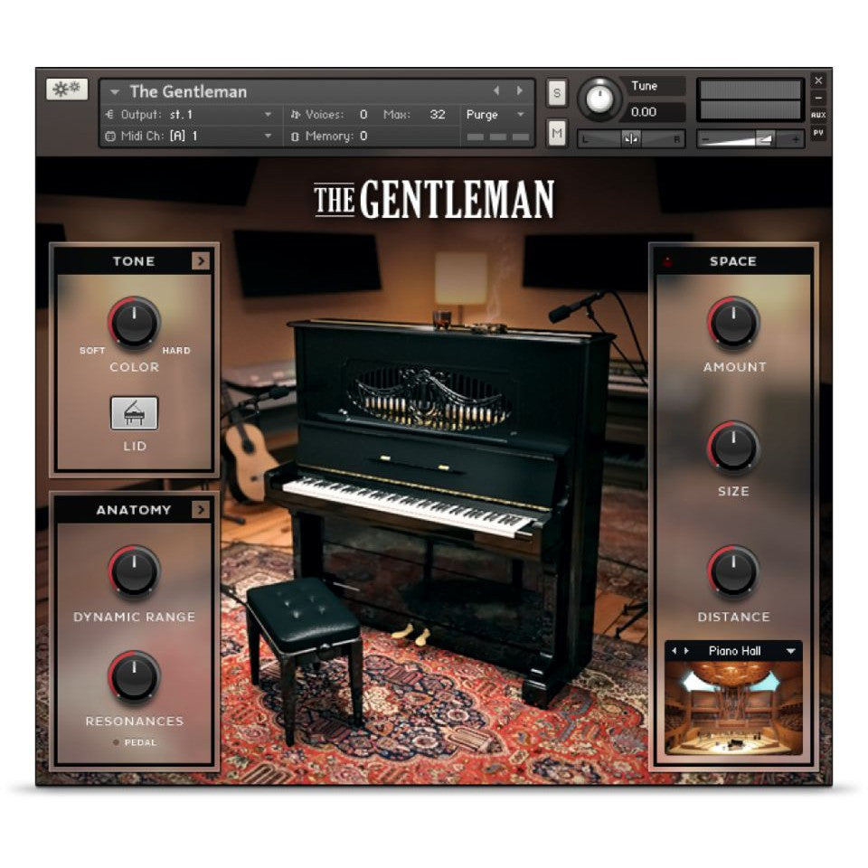 The Gentleman  Native Instruments (Win/Mac) *Kontakt Library*