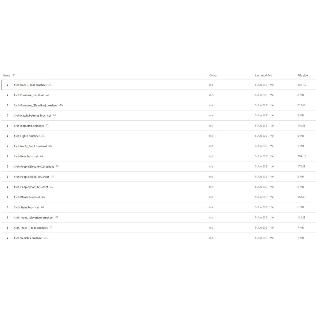 ProcreateFULL SET of Architecture Brush/Hatch/Block Pack - Procreate Brushes