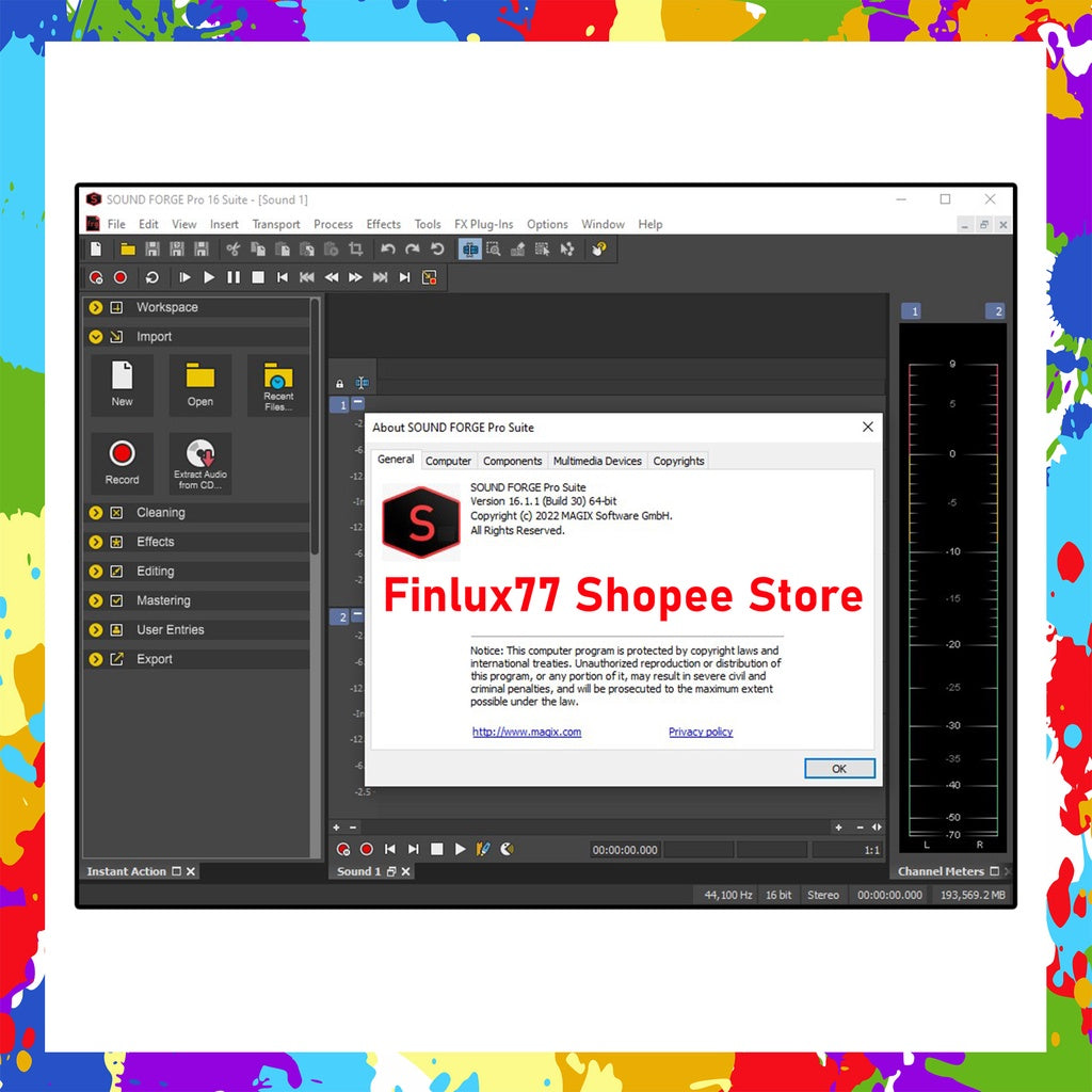 MAGIX Sound Forge Pro Suite v18.0.0 Latest Update 2024 Lifetime For Windows (64-bit)