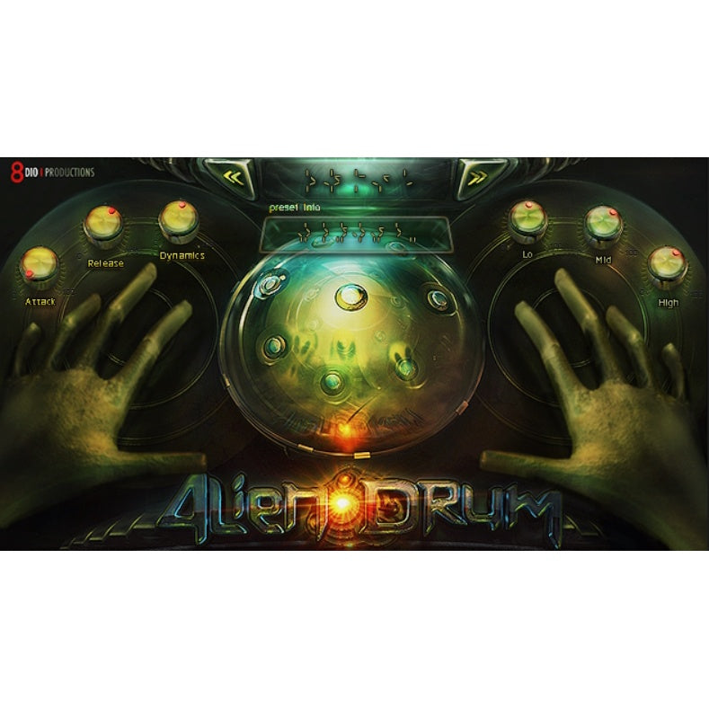 The New Alien Drum v2  8Dio (Win/Mac) *Kontakt Library*