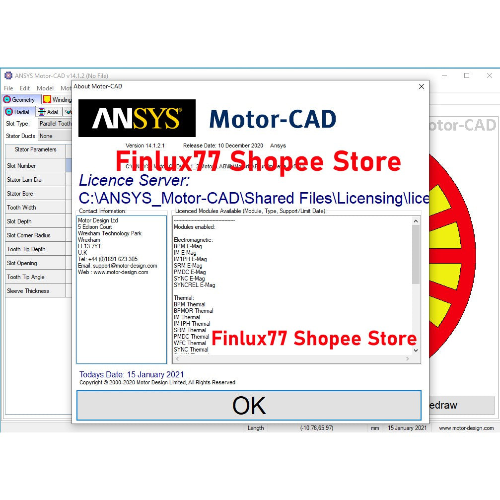 [SELF REDEEM] ANSYS Products 2025 / 2024 / Electronics / Discovery / Motor CAD / Workbench Lifetime For Windows (64-Bit)