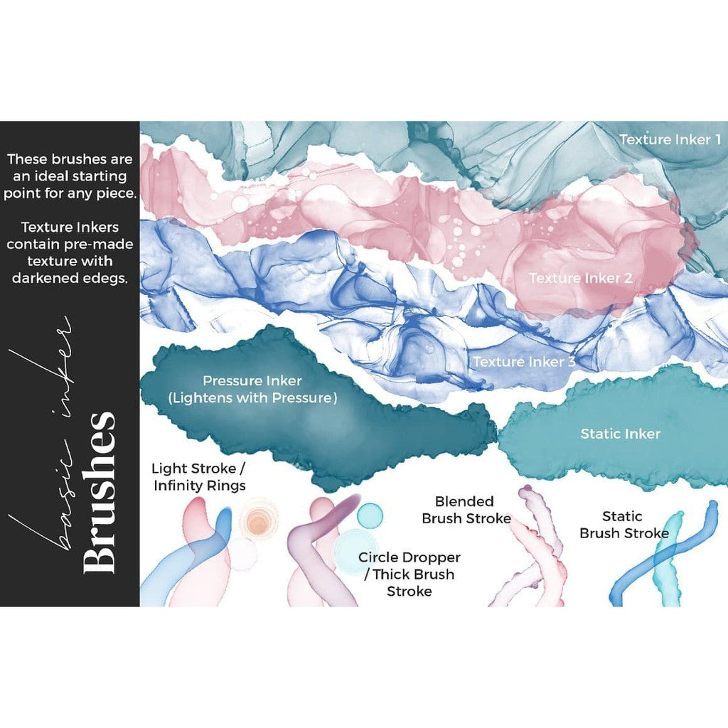 Procreate  Amazing Alcohol Ink 2.0- Procreate Brushes