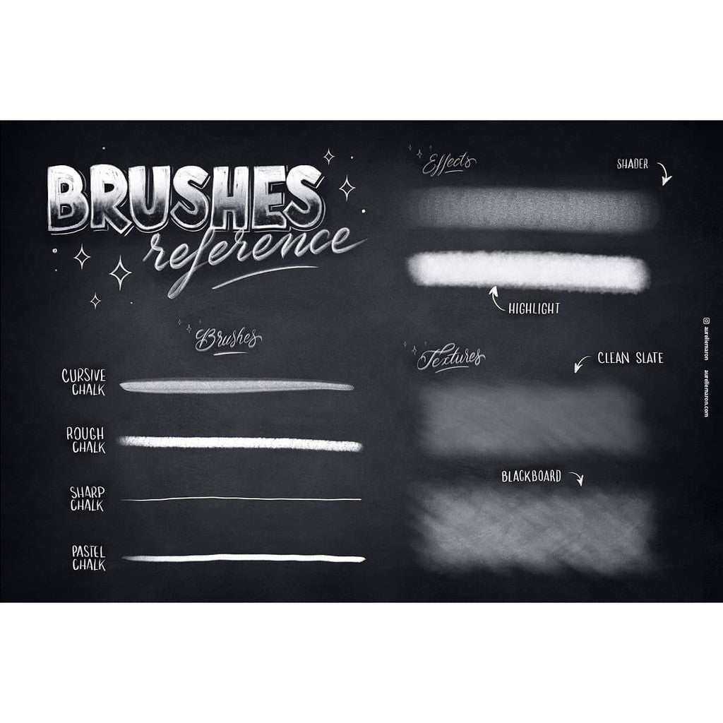 ProcreateChalk_Lettering_Toolkit_-_Procreate- Procreate Brushes