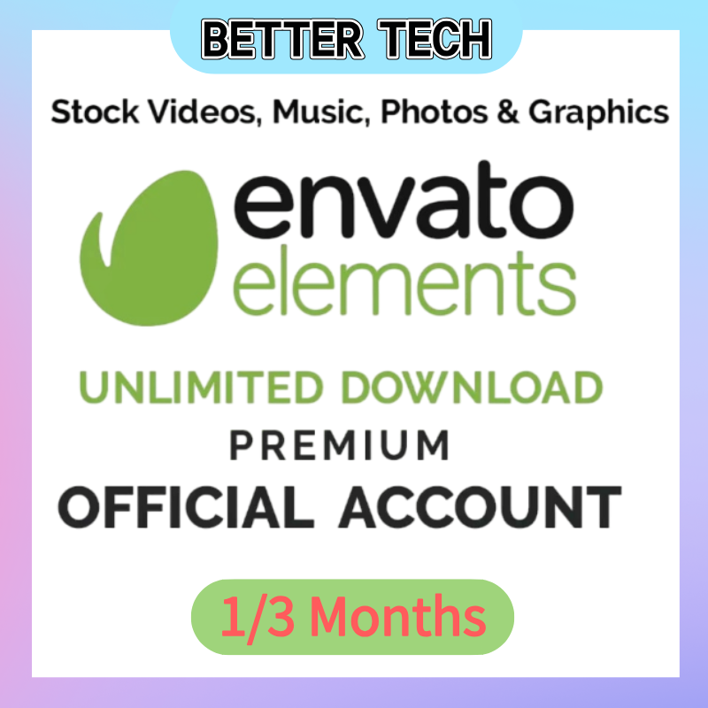 [Bettertech ]Envato Elements Premium Official [No VPN] [No disabled issues]