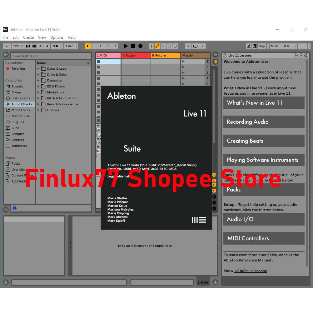 [SELF REDEEM] Ableton Live Suite v12.2.5 Latest Update 2025 Lifetime For Win & McOS (64-Bit)