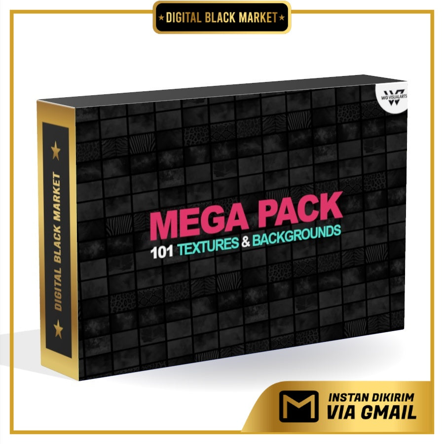 ID715 - 101 Mega Pack of Textures & Backgrounds | Koleksi Lengkap Tekstur & Latar Belakang untuk Desain Kreatif
