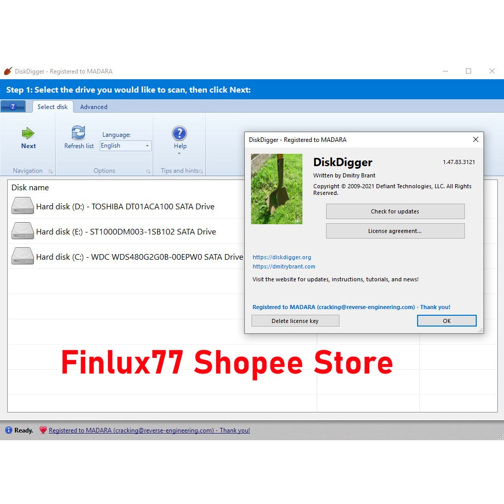 [SELF REDEEM] DiskDigger Pro Recovery Software v2.0.5 Lifetime For Windows | Disk Digger Pro