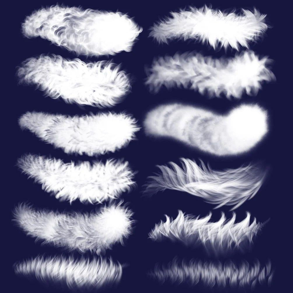 ProcreateFur Brushes- Brushes