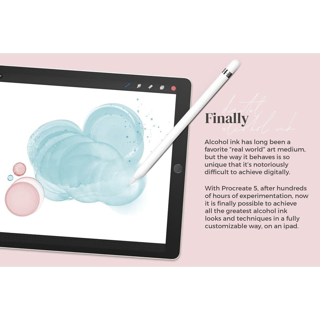 Procreate  Amazing Alcohol Ink 2.0- Procreate Brushes