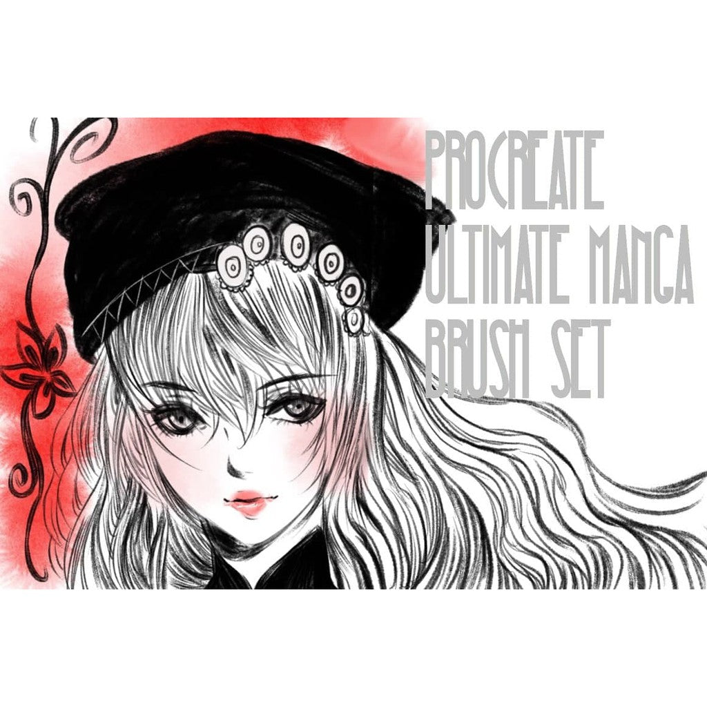 ProcreateUltimate_Manga_Procreate_Brush_Set- Procreate Brushes