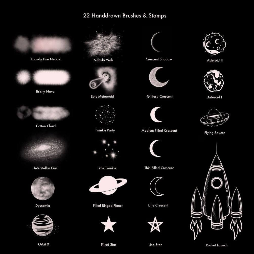 Procreate Space_Odyssey- Procreate Brushes