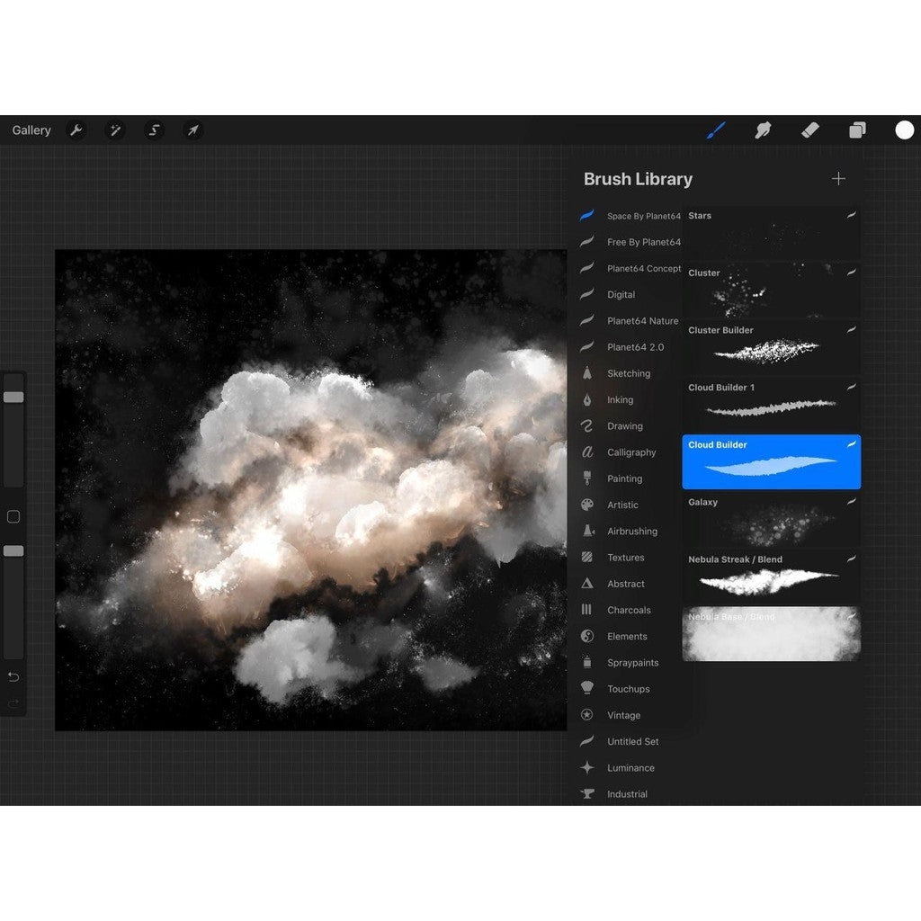 ProcreateClouds & Space - Procreate Brushes - Procreate Brushes