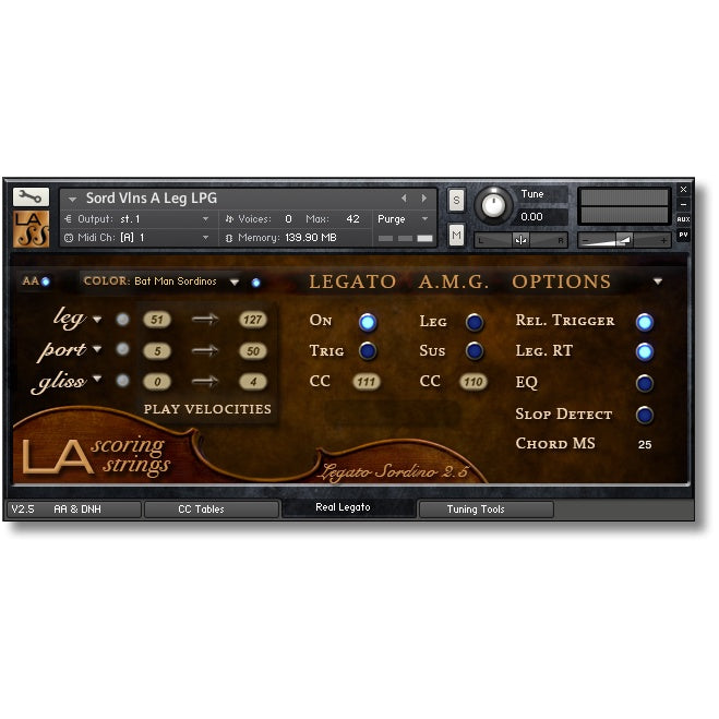 LASS Legato Sordino 2   AudioBro (Win/Mac) *Kontakt Library*
