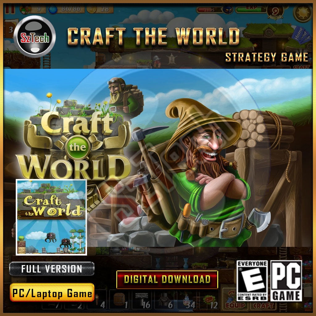 Craft The WorldStrategy Games for PCDigital DownloadCheap & Fast servicePC/Laptop Games