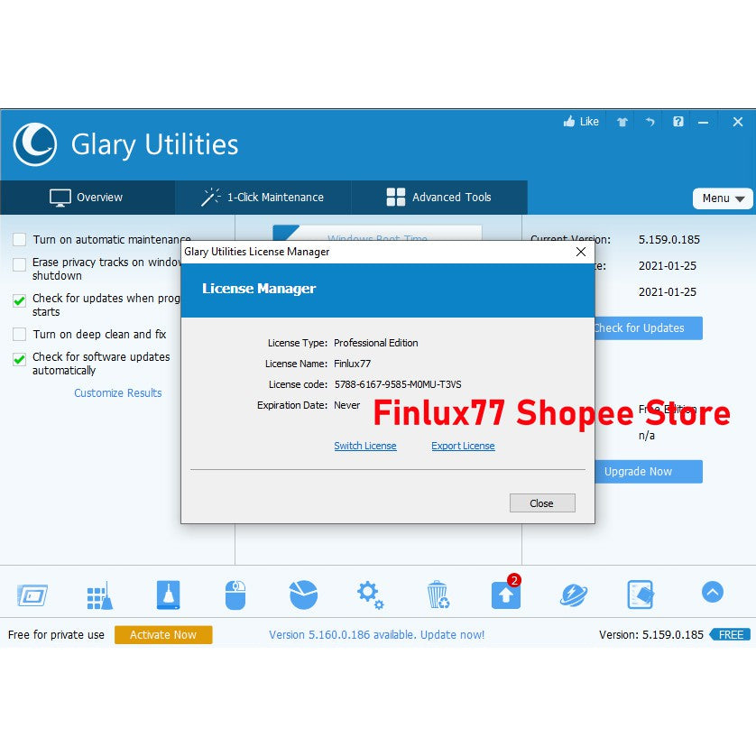 [VIDEO] Glary Utilities Pro 5 v5.160.0.186 License Key Lifetime For Windows