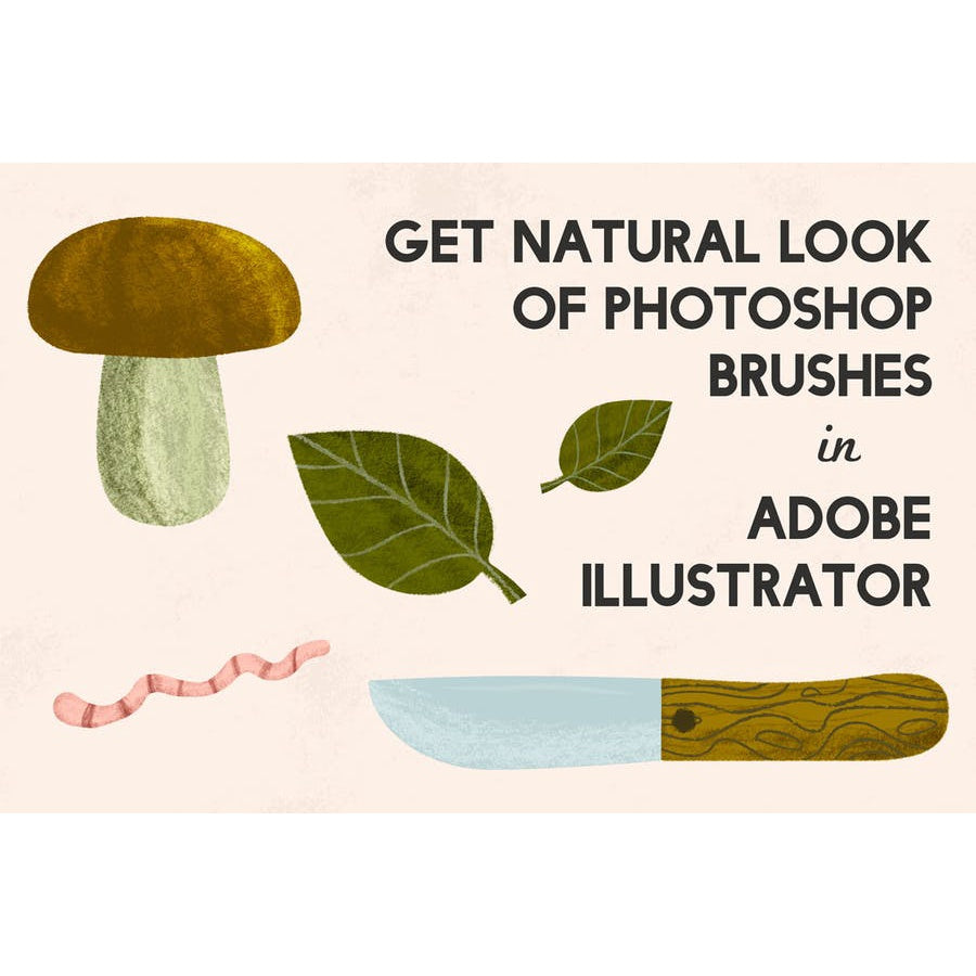 ID1073 - Pencilcraft Brushes For Adobe Illustrator