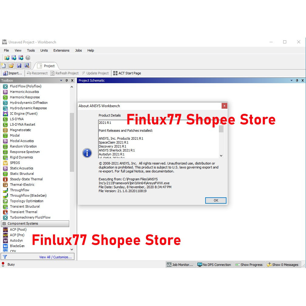 [SELF REDEEM] ANSYS Products 2025 / 2024 / Electronics / Discovery / Motor CAD / Workbench Lifetime For Windows (64-Bit)