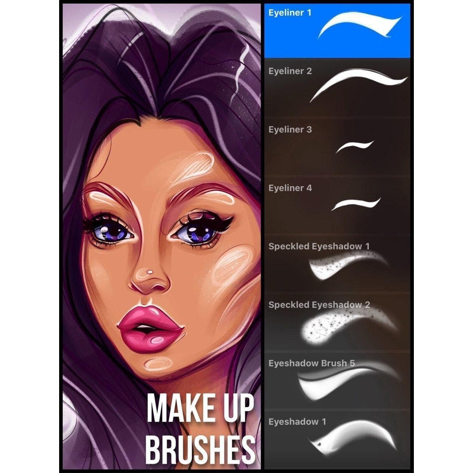 ProcreateMakeup_Set(1)  - Procreate Brushes