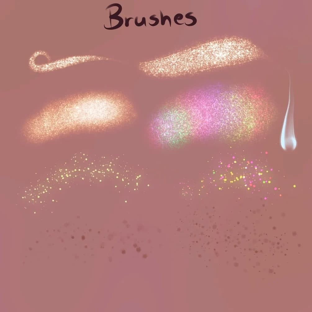 Procreate  Makeup_and_Facial_Stamps_for_Procreate - Procreate Brushes