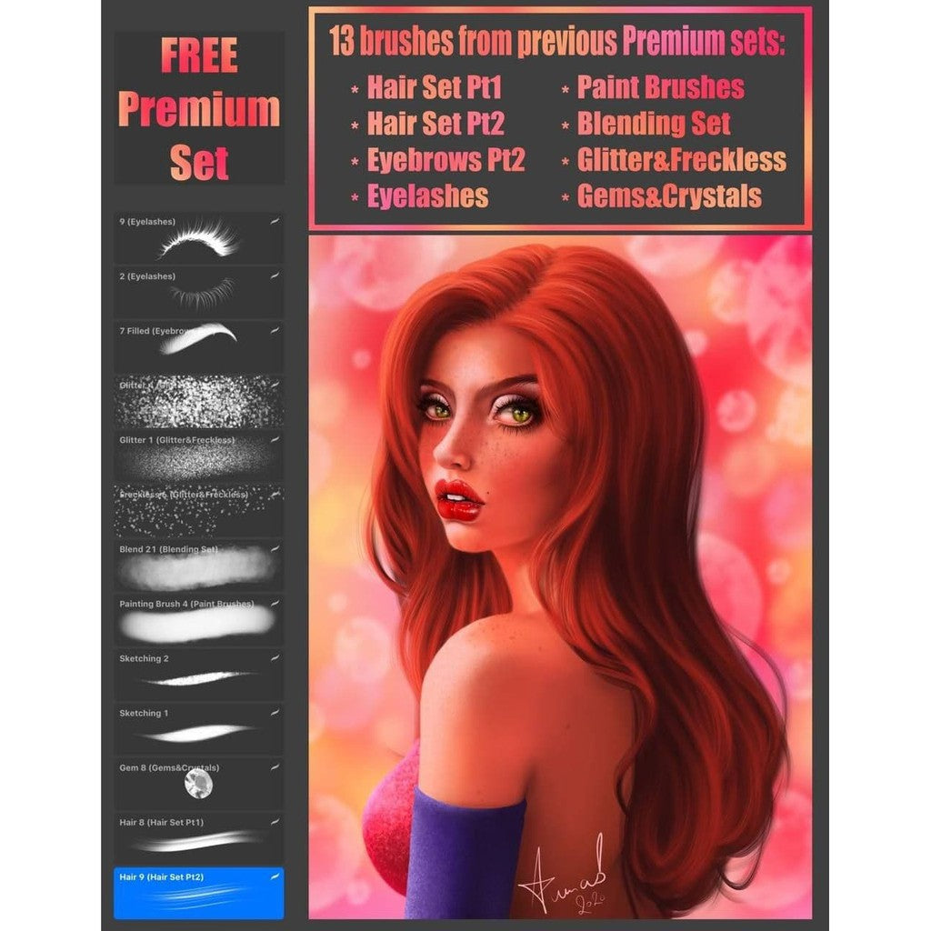ProcreateFree_Premium_Set(1)- Procreate Brushes