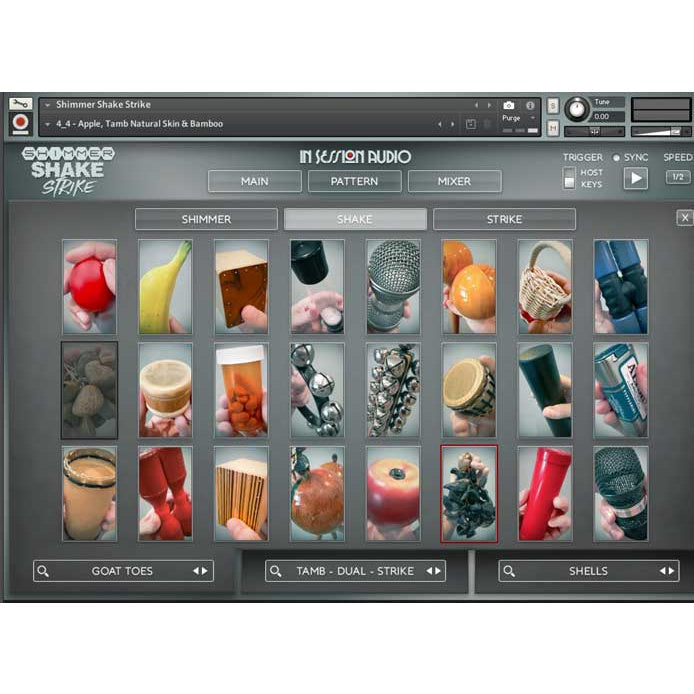 Shimmer Shake Strike  In Session Audio (Win/Mac) *Kontakt Library*