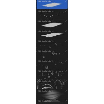 Procreate  Dynamic Alcohol Inks - Procreate Brushes