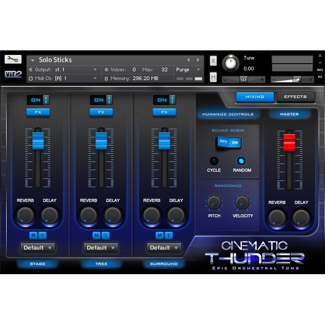 Cinematic Thunder Epic Orchestral Toms  Vir2 (Win/Mac) *Kontakt Library*