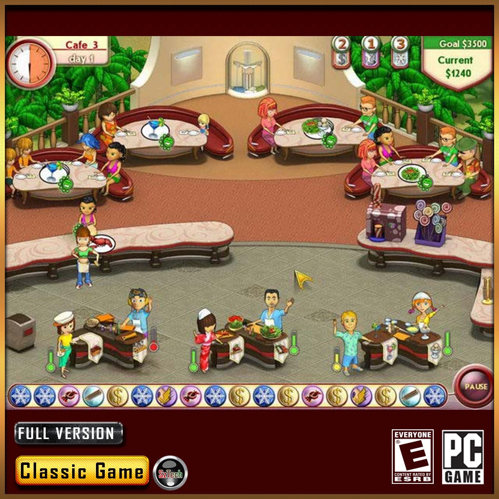 Amelie's Cafe Collections [PC GAME][ DIGITAL DOWNLOAD][ CLASSIC PC GAMES ][ NOSTALGIA GAMES ][Time Management]