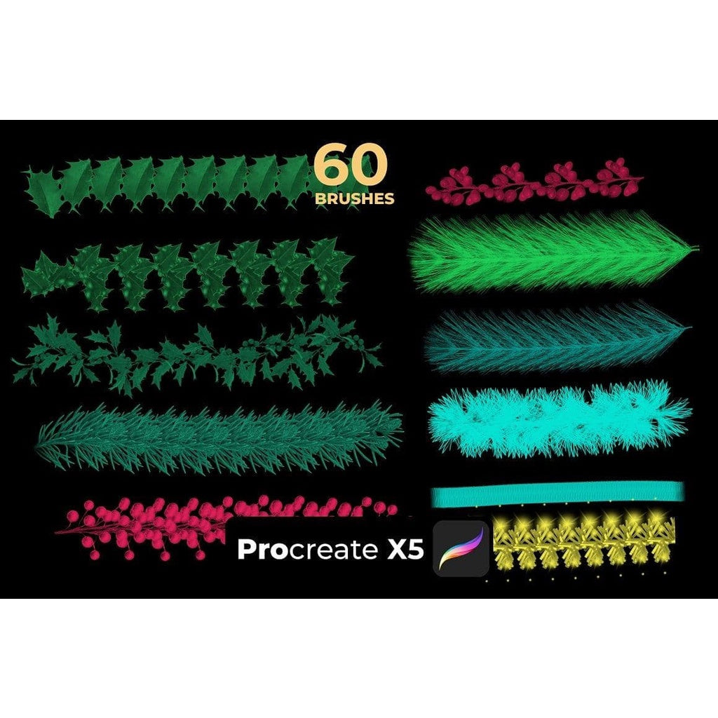 ProcreateMerry_Christmas  - Procreate Brushes