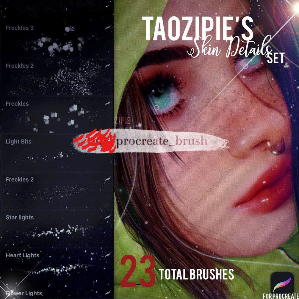 Procreate Skin_Details - Procreate Brushes